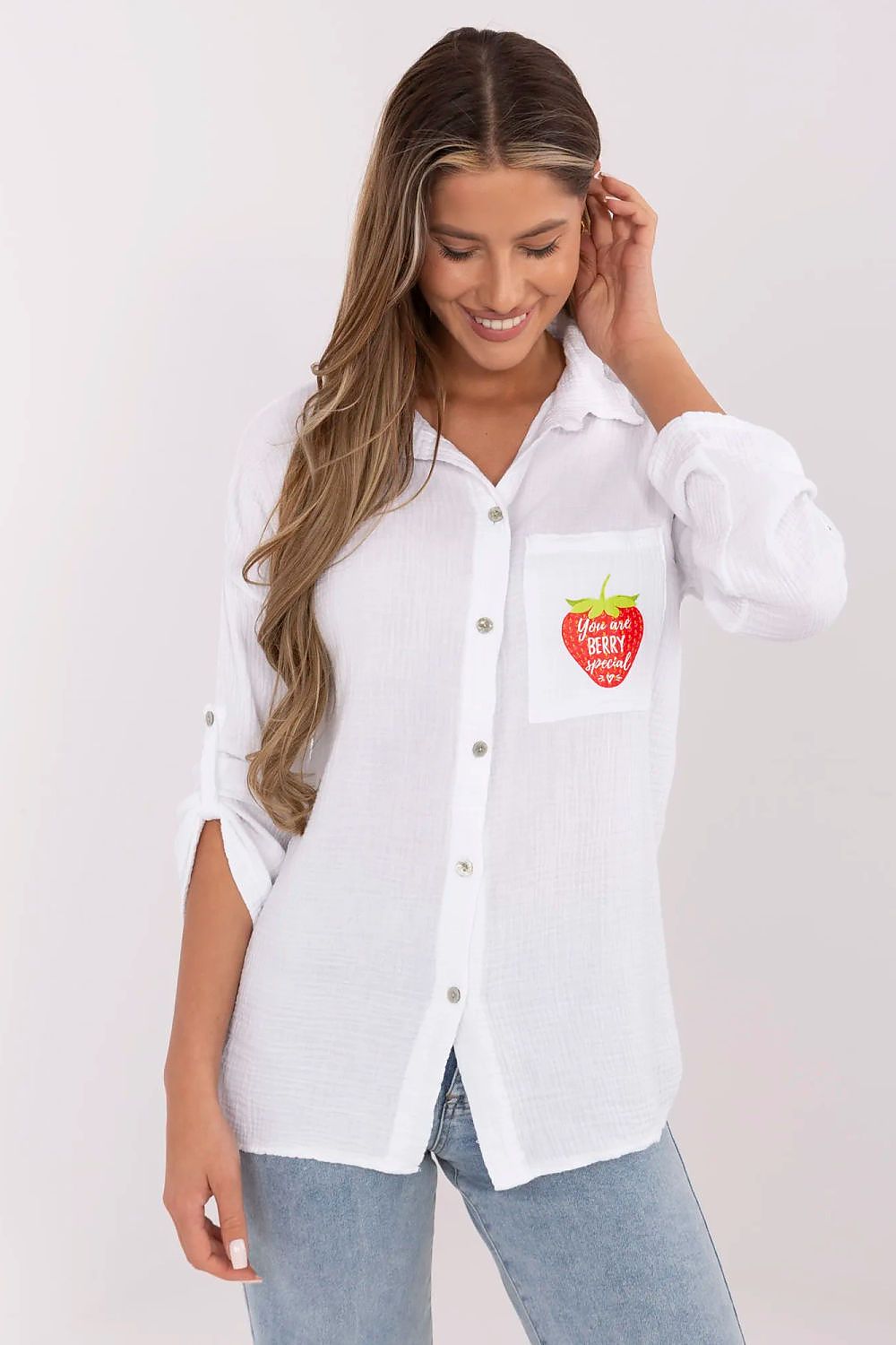 Long sleeve shirt model 212062 Italy Moda